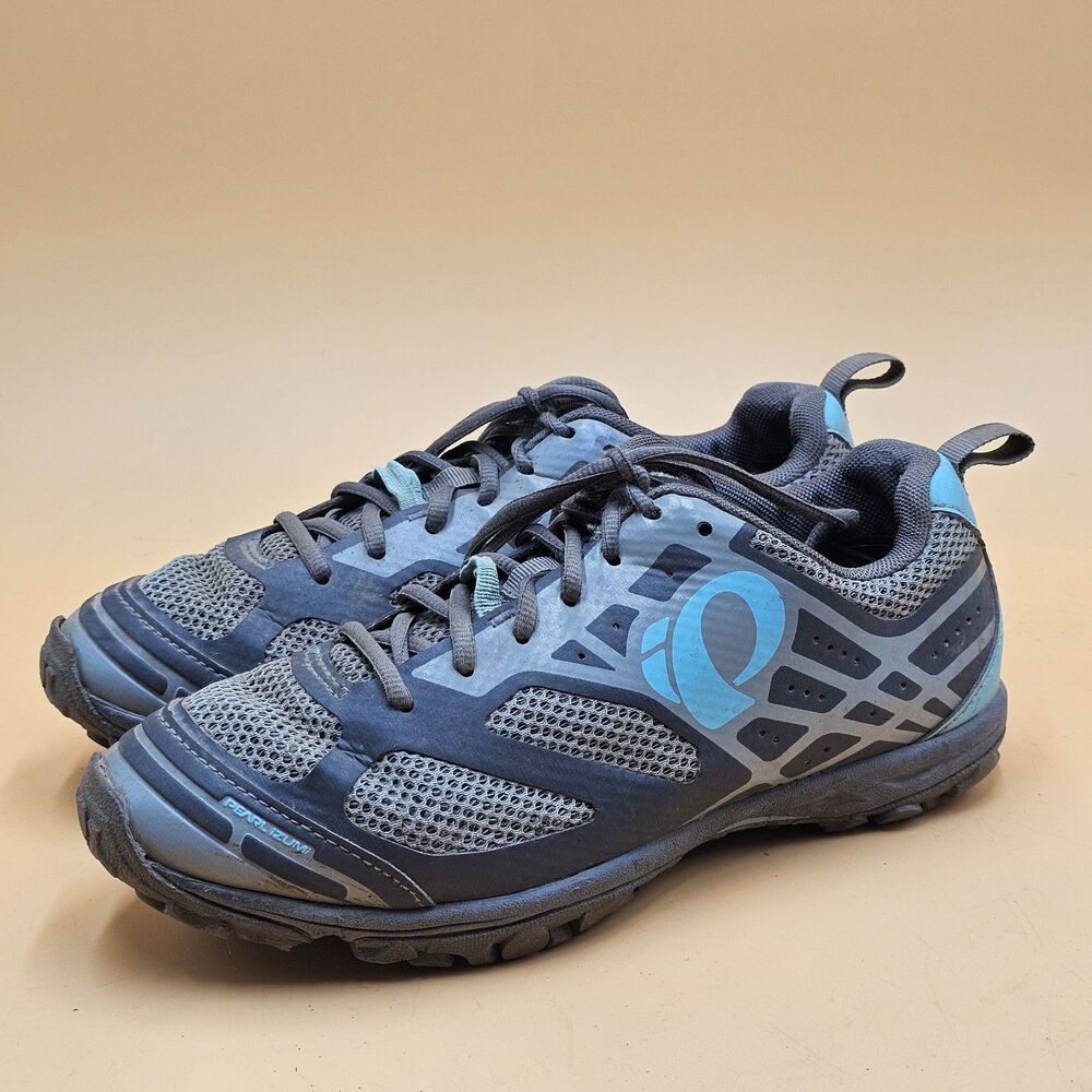 Pearl Izumi Womens X-ALP Seek VI Shoes MTB Cycling Shoe Size US Teal & Grey